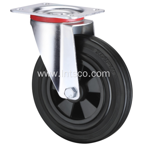 Swivel​ Industrial Plastic Core Rubber Casters